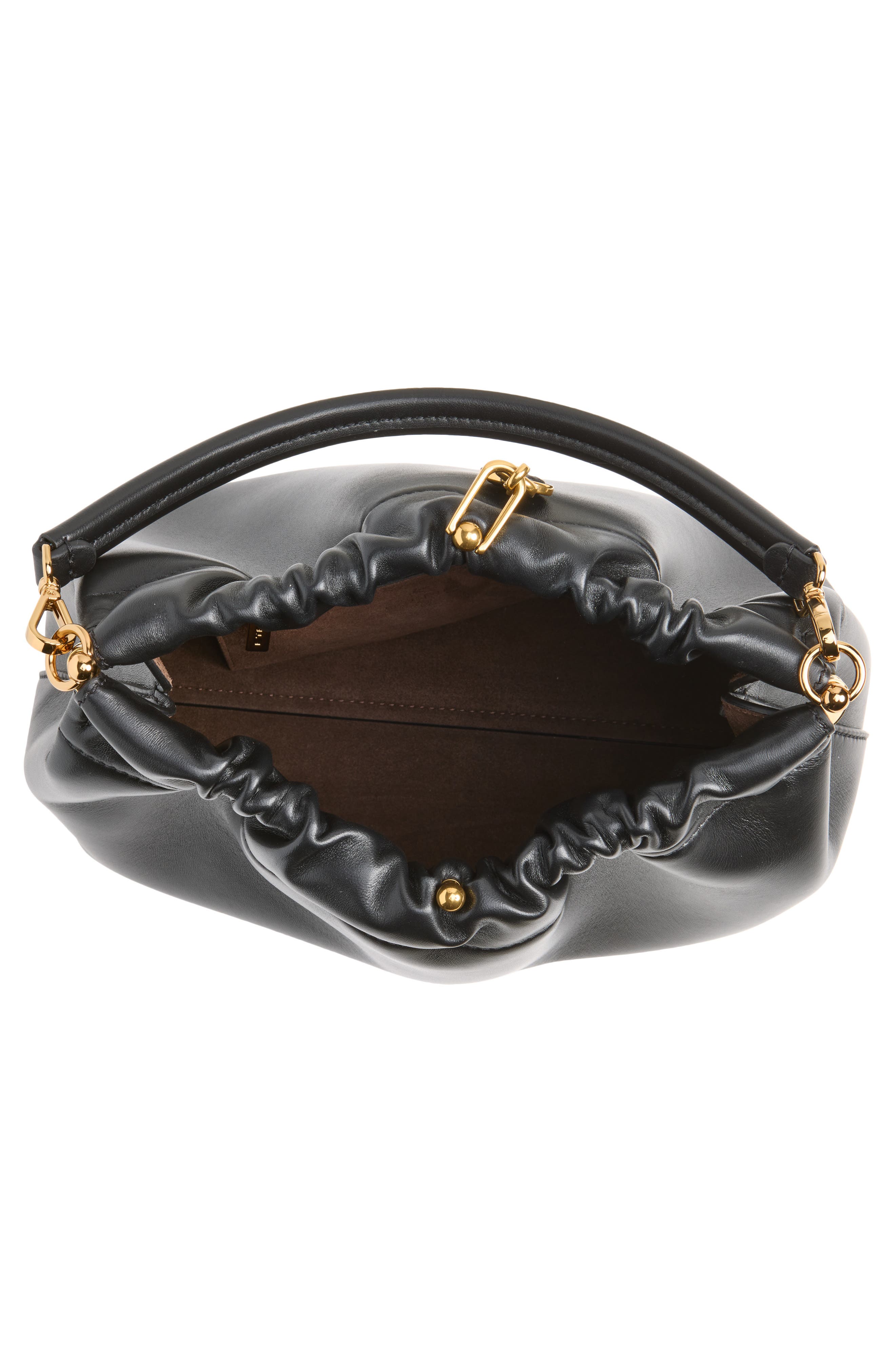 Medium Vela Blossom Shoulder Bag, Alternate, color, BLACK