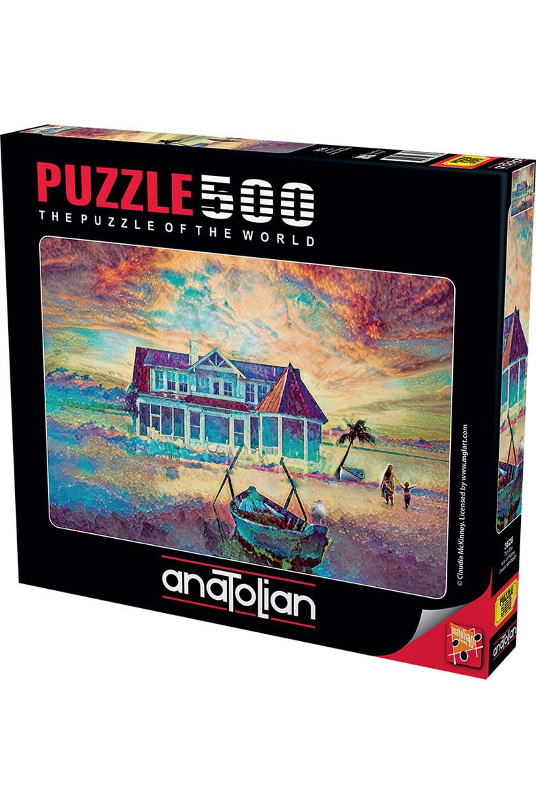 Isle Of Palms 500 piece Jigsaw Puzzle for Adults, Main, color, Multicolor
