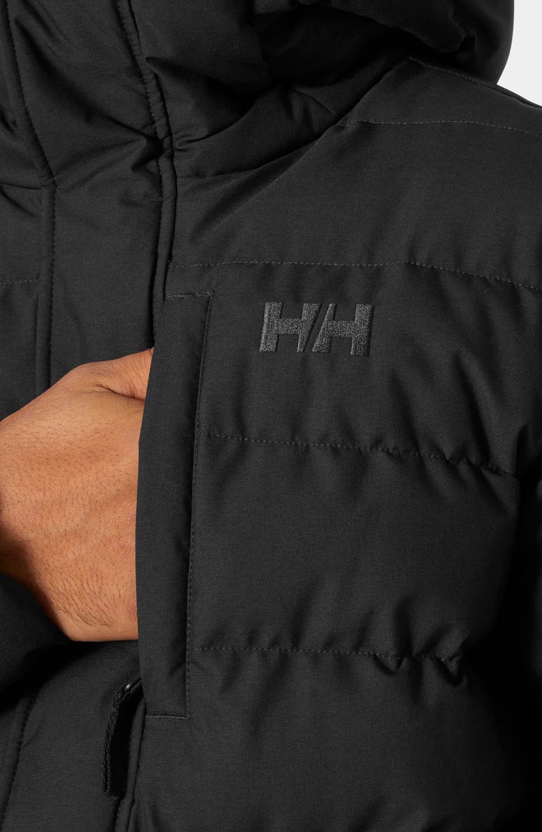 Helly Hansen Alby Water Repellent Puffer Jacket, Alternate, color, Black