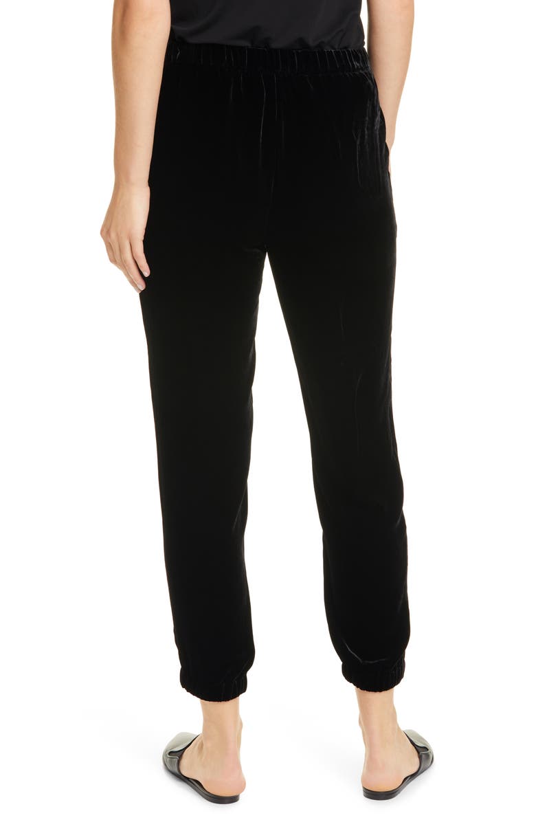Eileen Fisher Slouchy Ankle Velvet Pants, Alternate, color, 