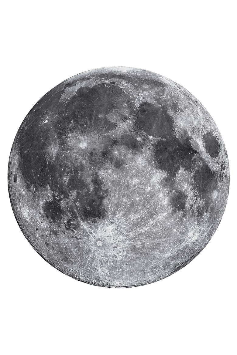 The Moon 1000 Piece Round Jigsaw Puzzle, Alternate, color, Multicolor