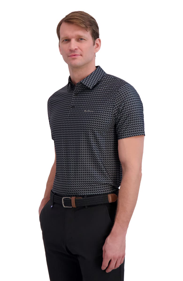 Ben Sherman Optic Geo Tech Jersey Golf Polo, Alternate, color, 