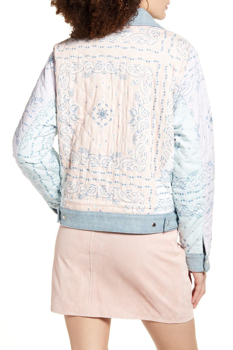 Reversible Denim Jacket, Alternate, color, SUMMER BREEZE