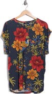 T Tahari Cuff Short Sleeve Ruched T-Shirt
