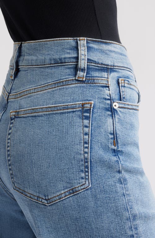 Frame Le Slim Palazzo Bardot Pocket Wide Leg Jeans In Lark