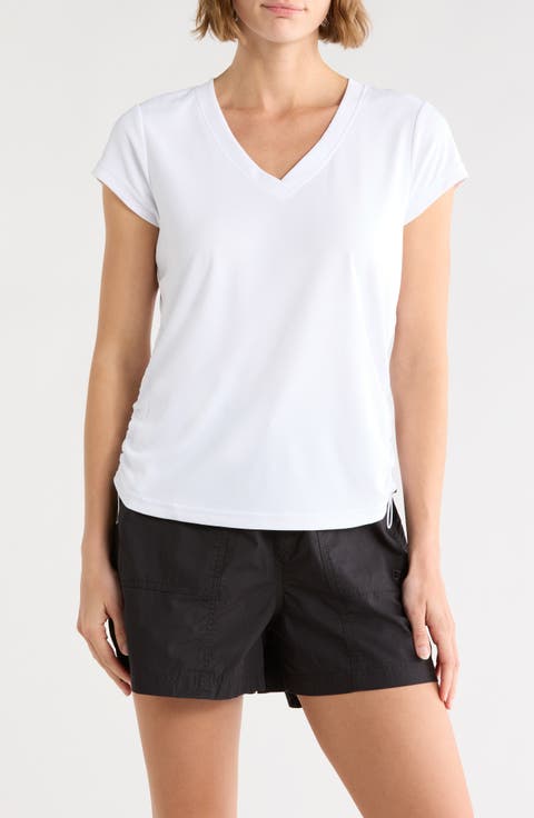 Ruched Tech T-Shirt