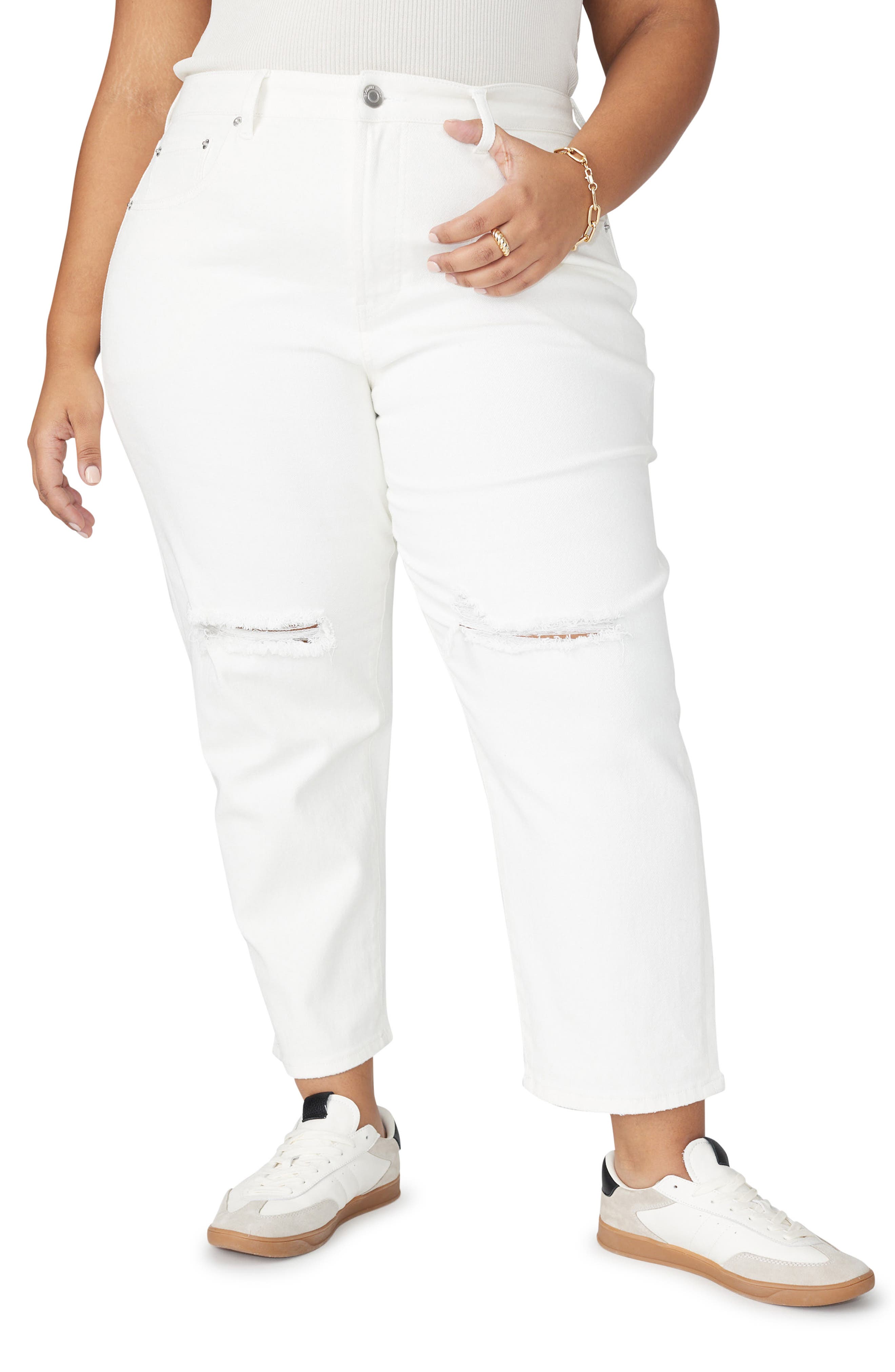 Women's White Plus-Size Jeans | Nordstrom
