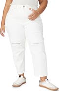 ELOQUII The Naomi Comfort Stretch Straight Leg Jean Crop