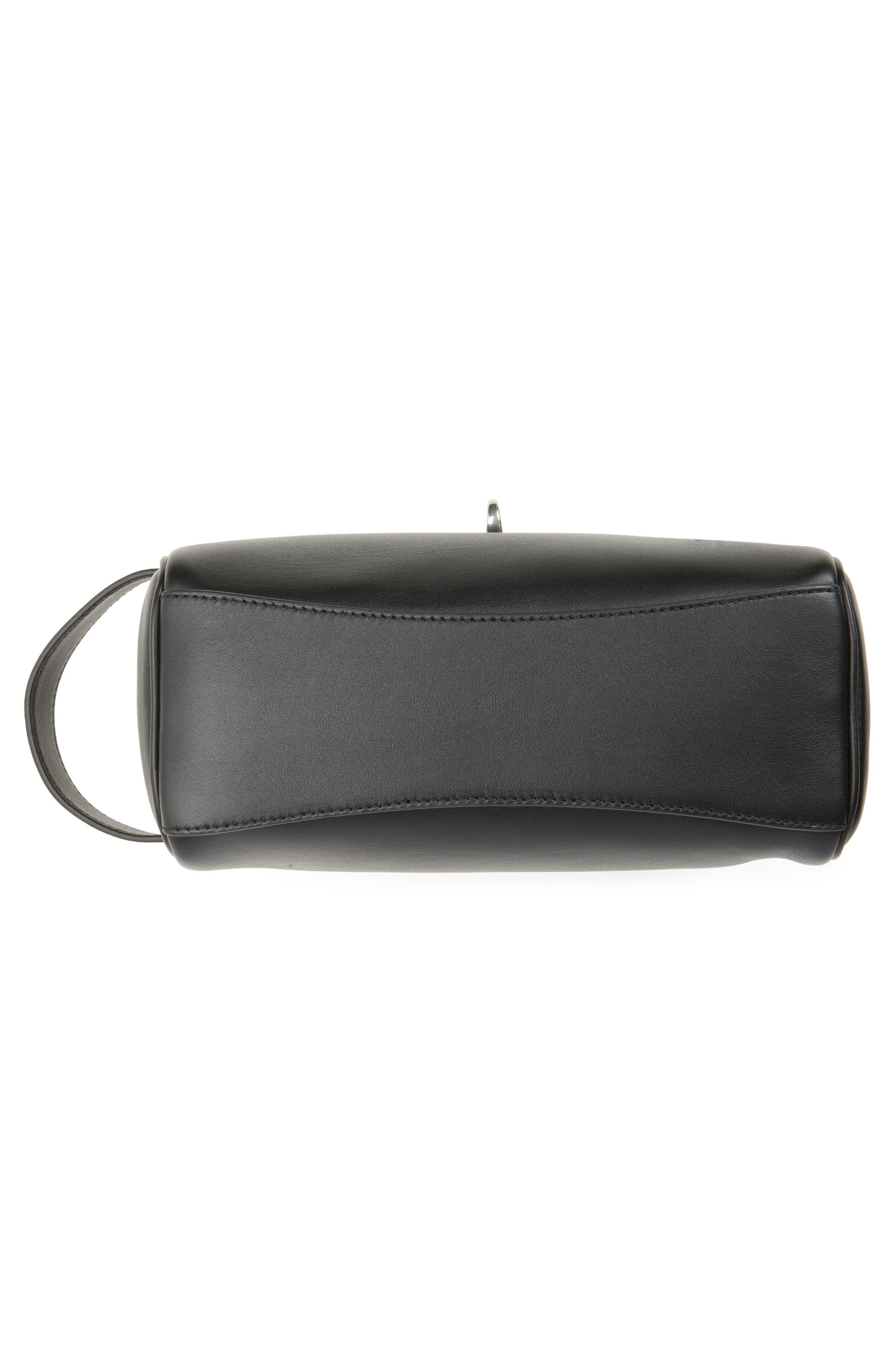 Balenciaga Rodeo Leather Vanity Case, Alternate, color, 1000 Black