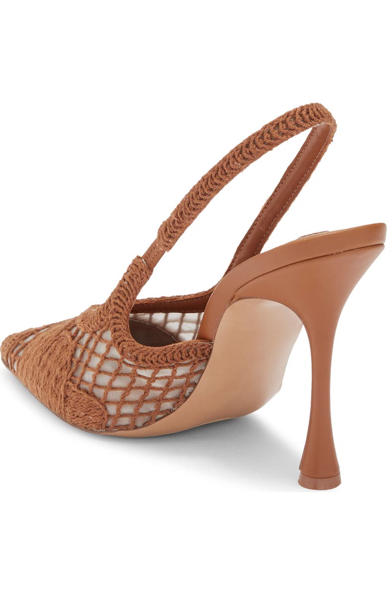 Steve Madden Beverlie Pointed Toe Slingback Pump, Alternate, color, Rust