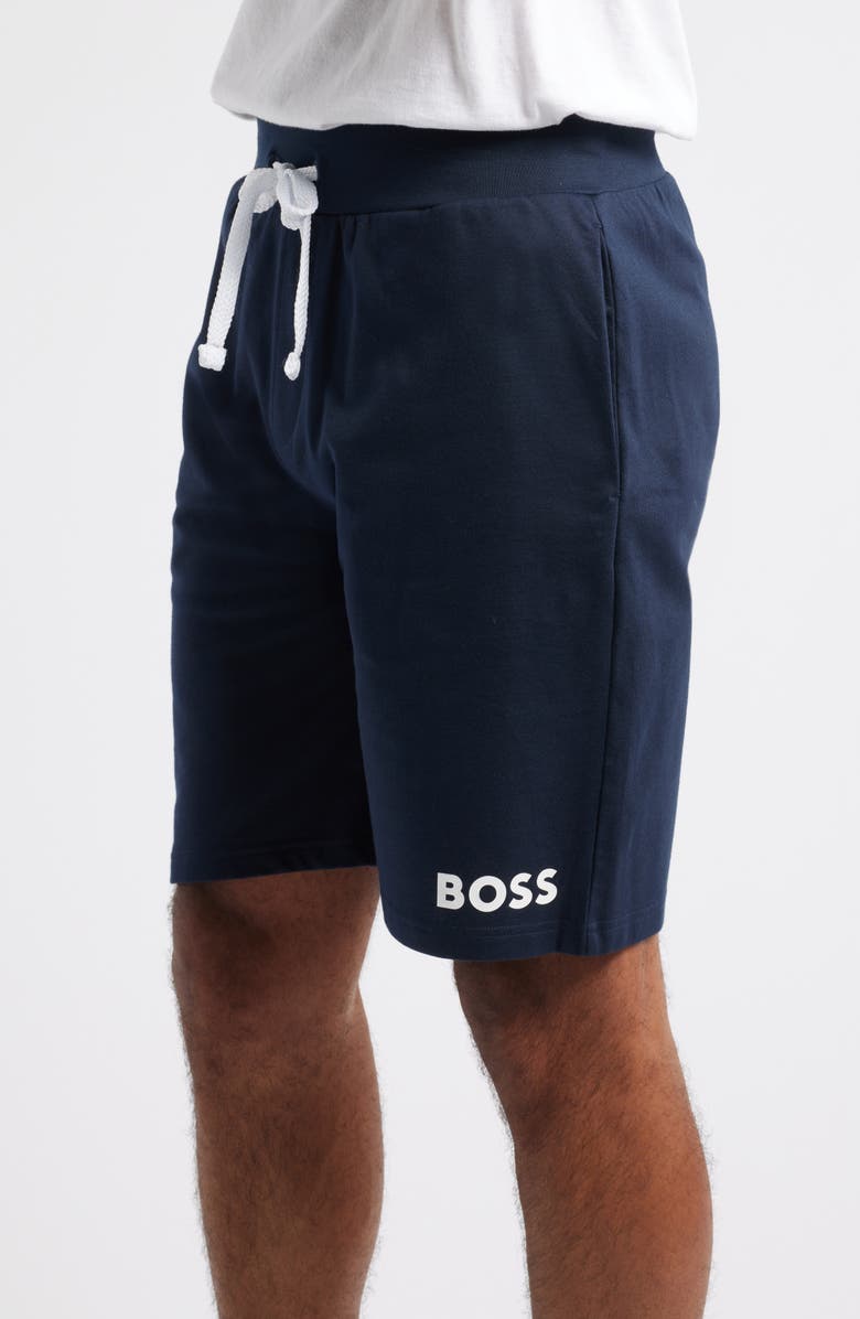BOSS Men's Ease Pajama Shorts, Alternate, color, Navy
