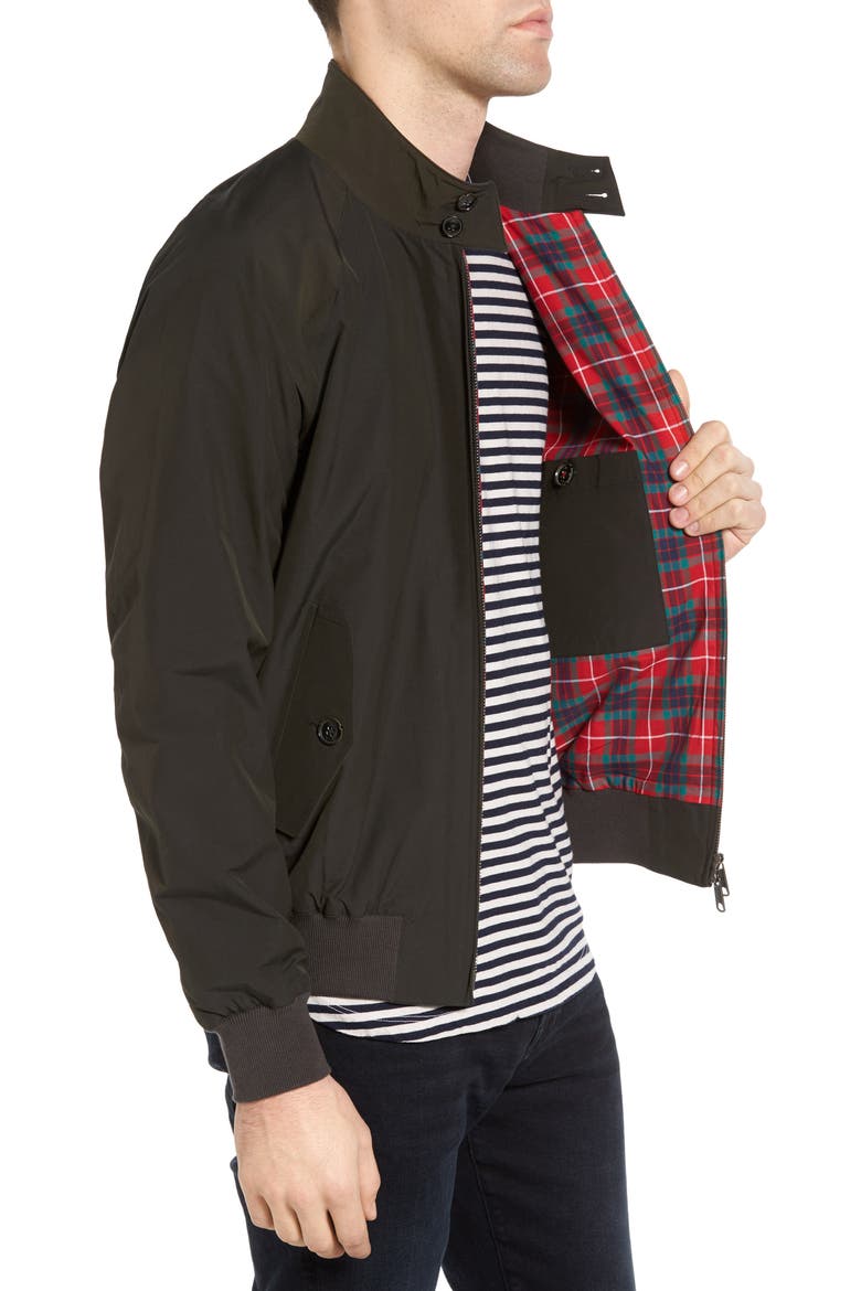 G9 Water Repellent Harrington Jacket, Alternate, color, BLACK