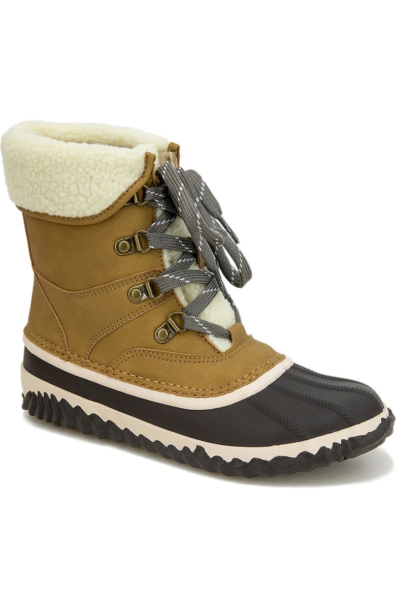 Jambu Lizzy Faux Shearling Lined Waterproof Duck Boot, Main, color,