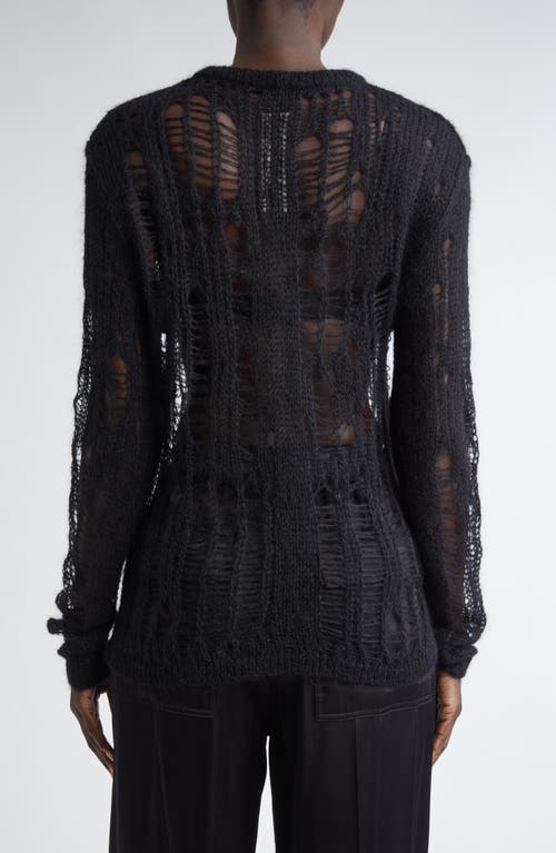 Rick Owens Black Porterville Biker Level Sweater In Black