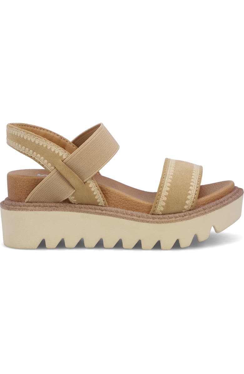 MIA Kids' Junni Platfrom Sandal, Alternate, color, Natural