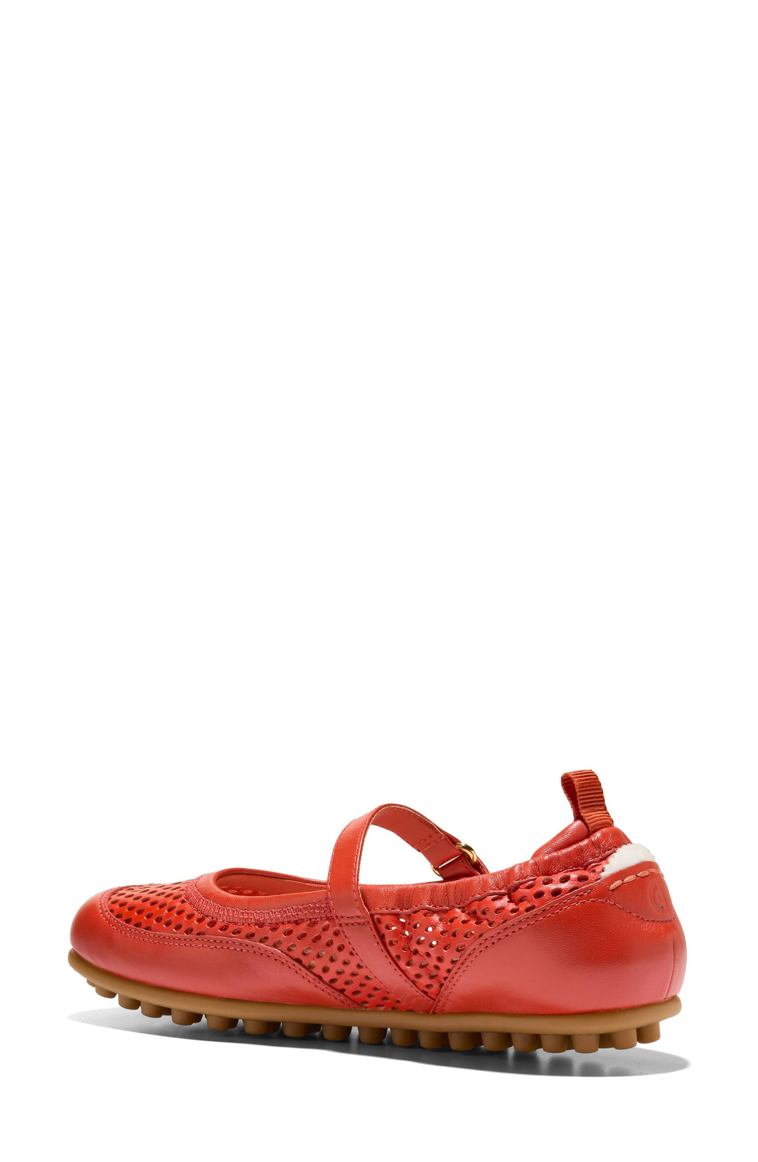GrandPrø Travina Leather Mary Jane Ballet Flat, Alternate, color, SUMMER FIG LEATHER