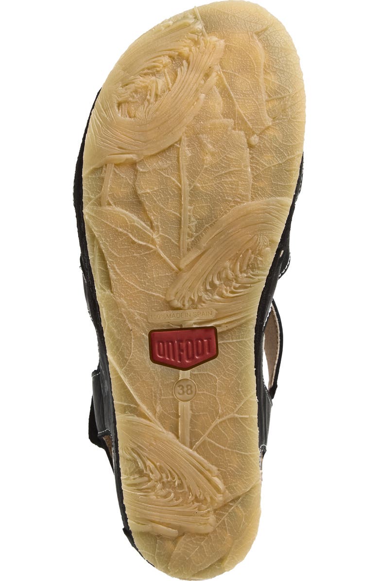 On Foot Cynara Ankle Strap Sandal, Alternate, color, Menorca Negro