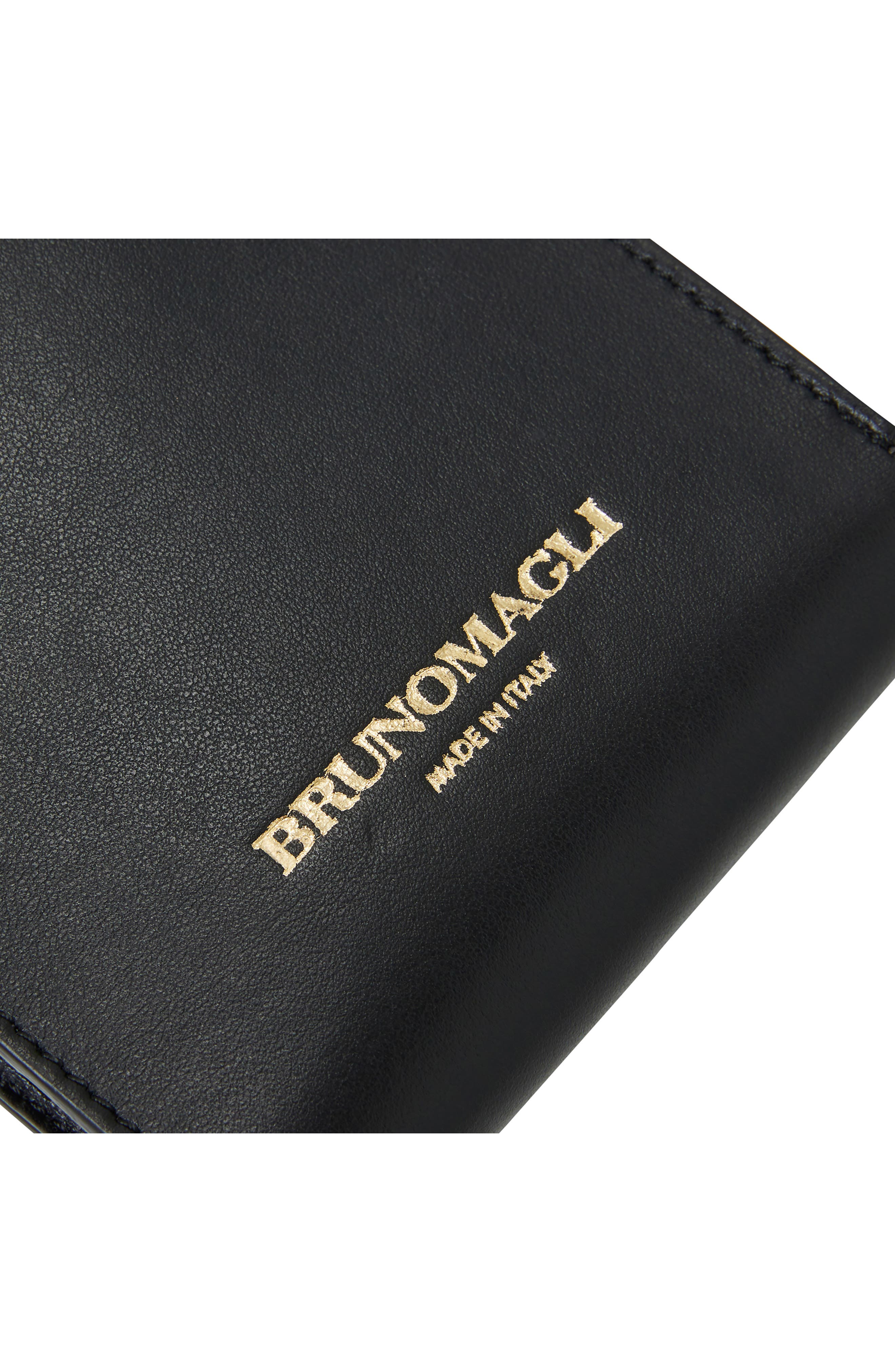 Bruno Magli Luna Drawstring Pouch, Alternate, color, Black