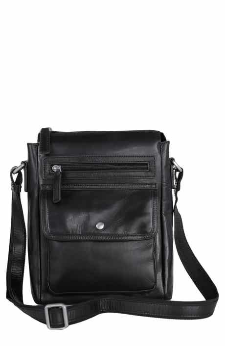 Mancini Buffalo Leather Everyday Crossbody Bag