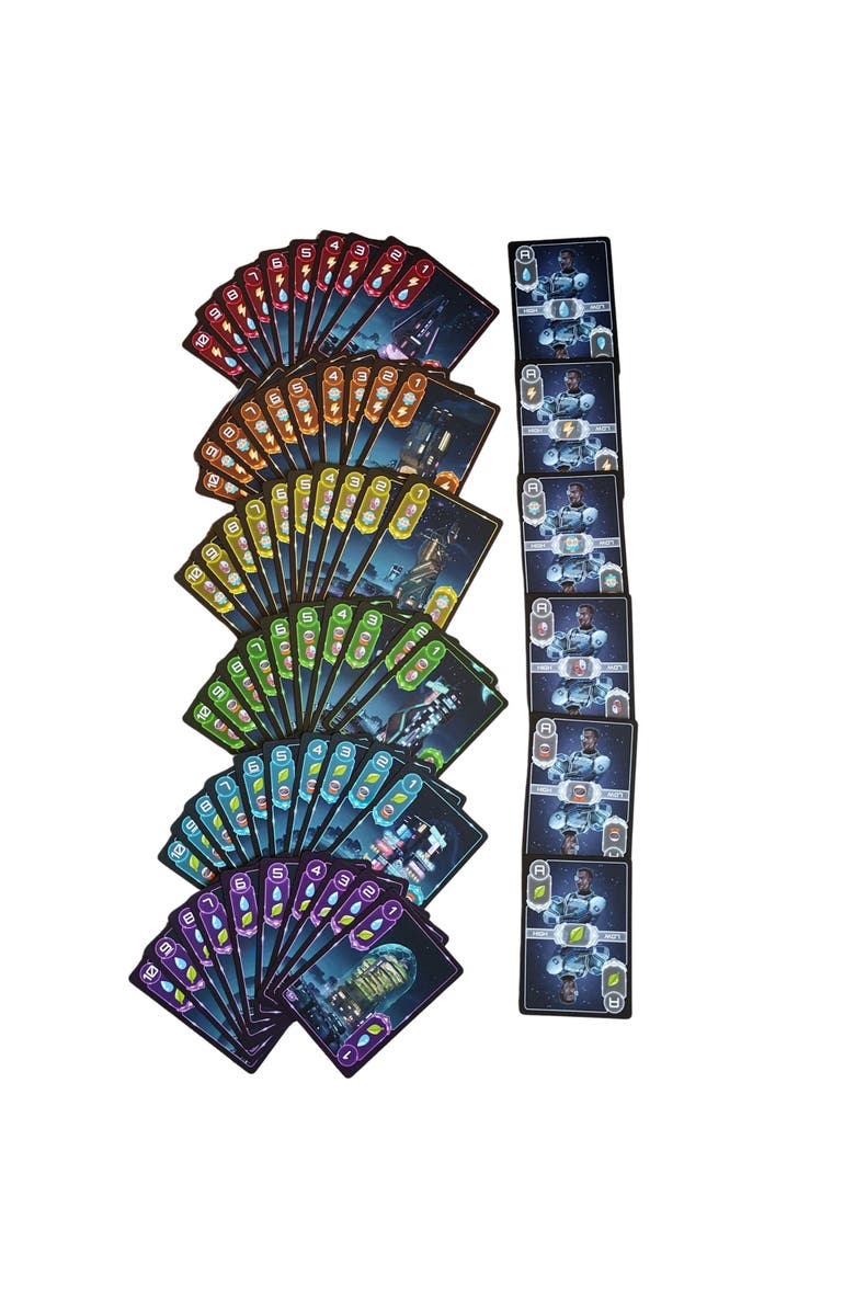 Dead Alive Games Lunar Skyline Scifi Tricktaking Card Game, Alternate, color,