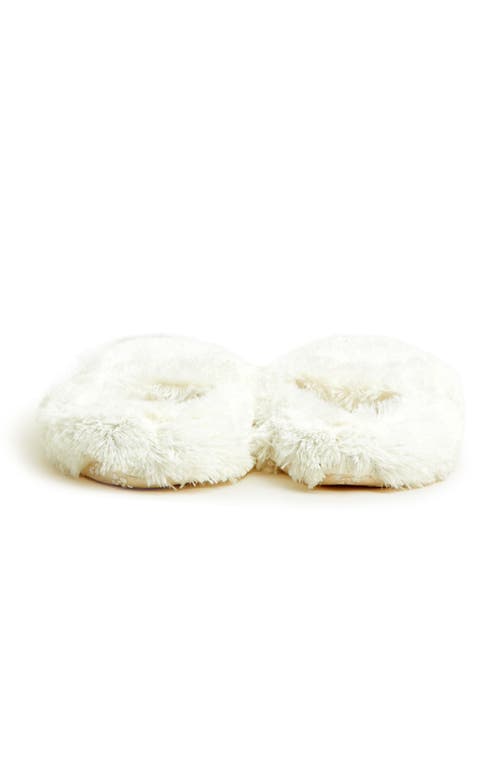 Warmies Plush Slippers In Cream