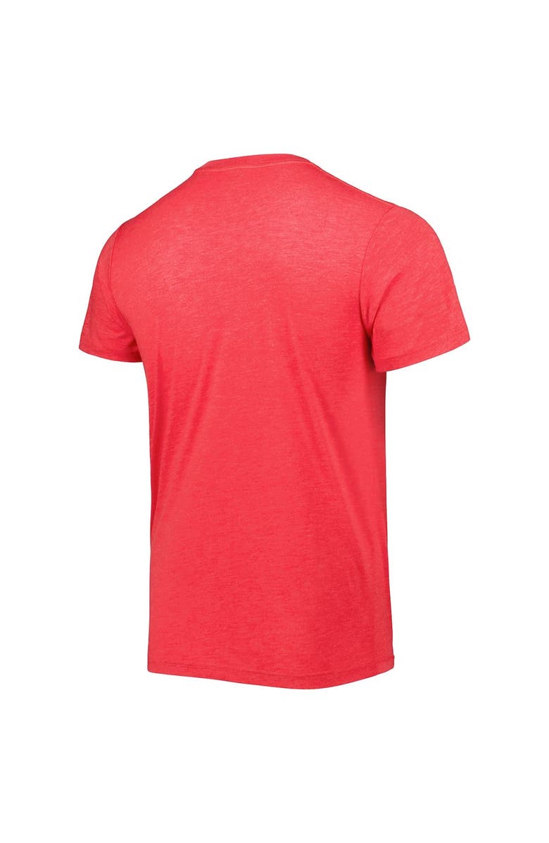 Homage Men's Homage Patrick Mahomes Heathered Red Kansas City Chiefs NFL Blitz Player Tri-Blend T-Shirt, Alternate, color, Heather Red