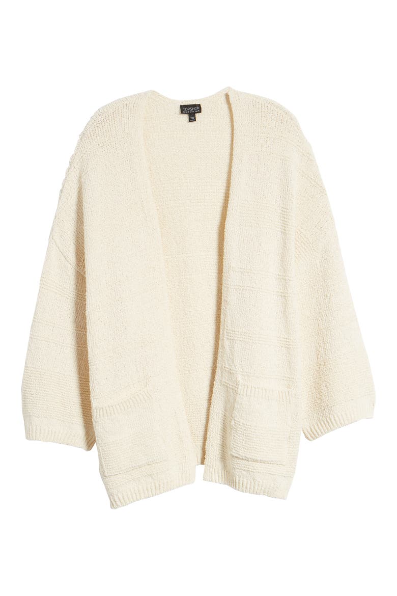 Natural Yarn Cardigan, Alternate, color, IVORY