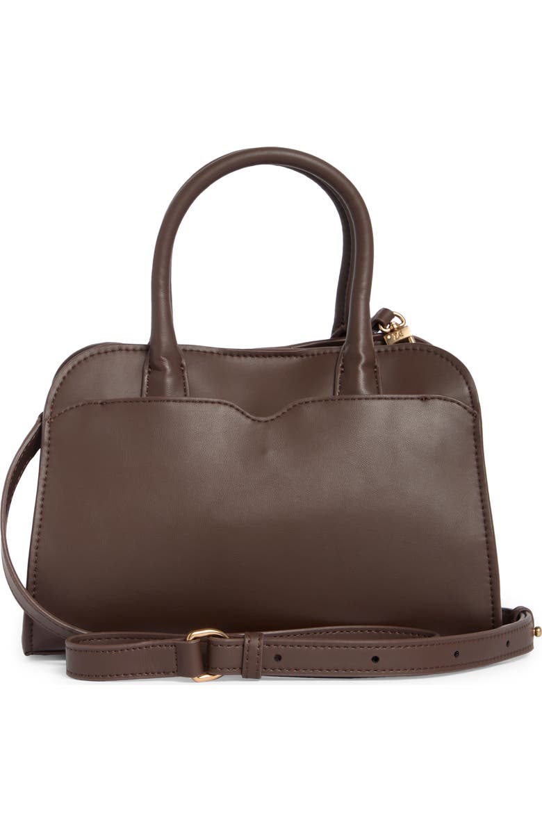 Sam Edelman Loraine Small Bowler Satchel Bag, Alternate, color, Dark Brown