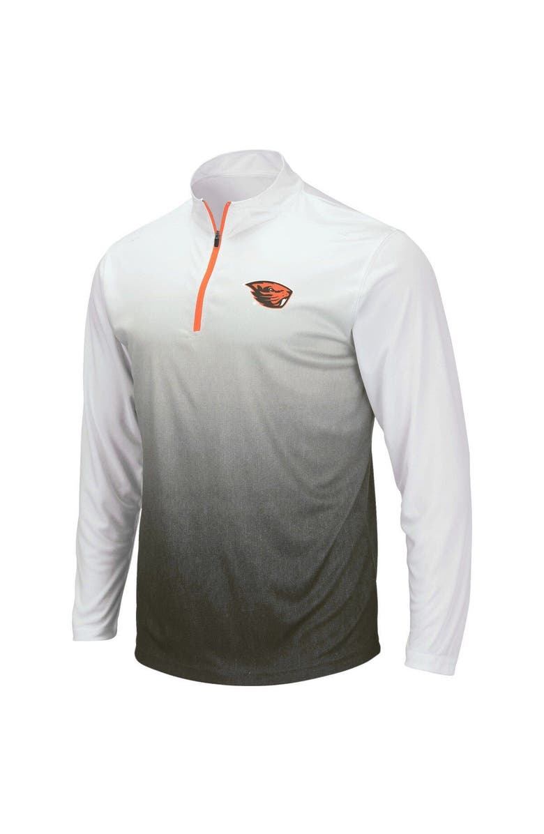COLOSSEUM Men's Colosseum Gray Oregon State Beavers Magic Team Logo Quarter-Zip Jacket, Alternate, color, 