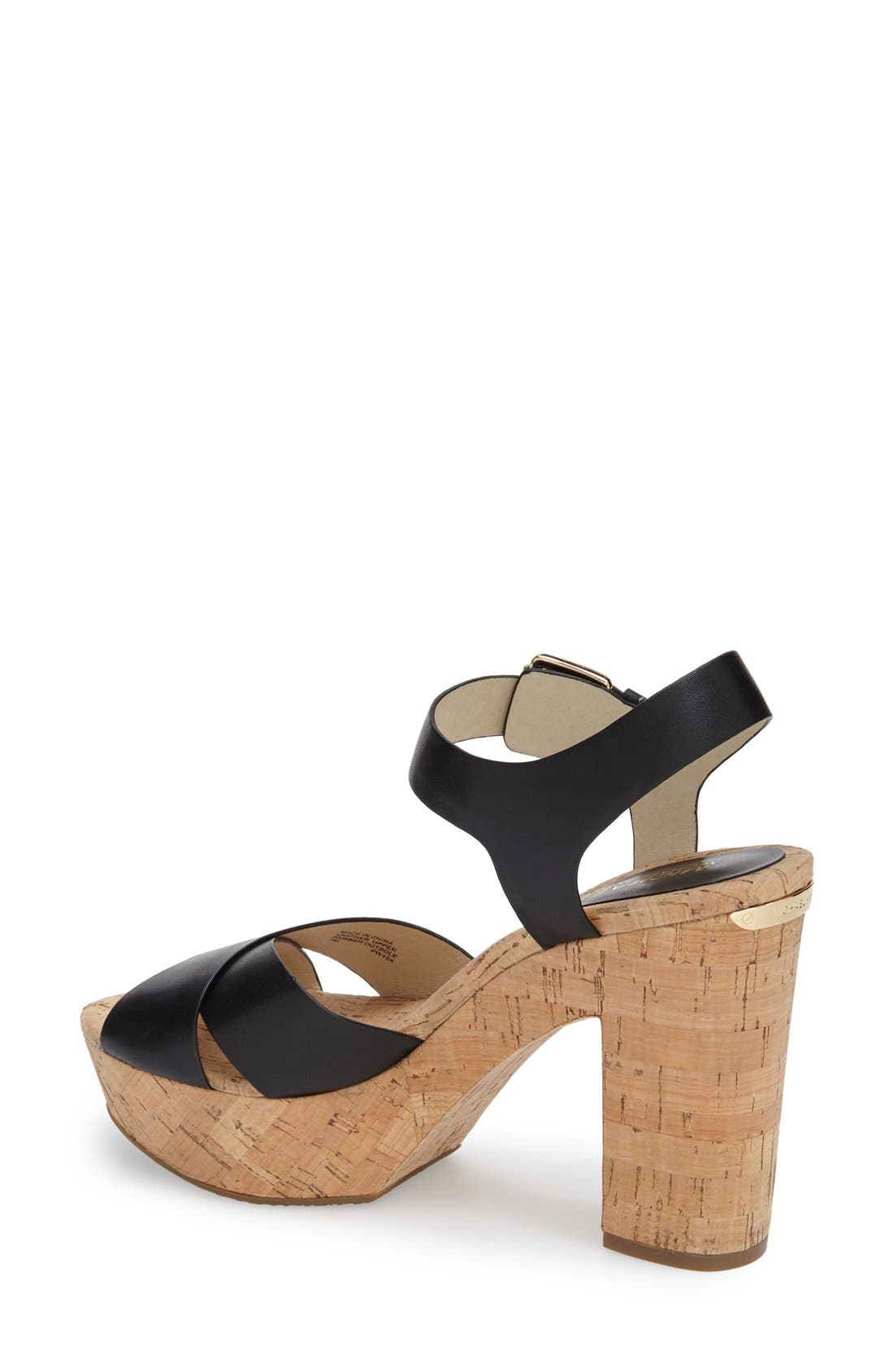 MICHAEL Michael Kors 'Natalia' Platform Sandal, Alternate, color, 
