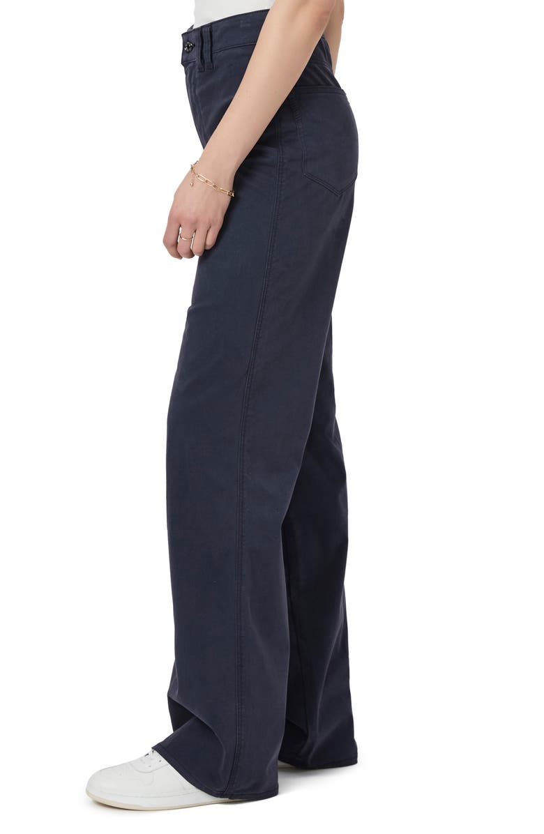 PAIGE Sasha Clean Front High Waist Wide Leg Jeans, Alternate, color, Navy Seascape
