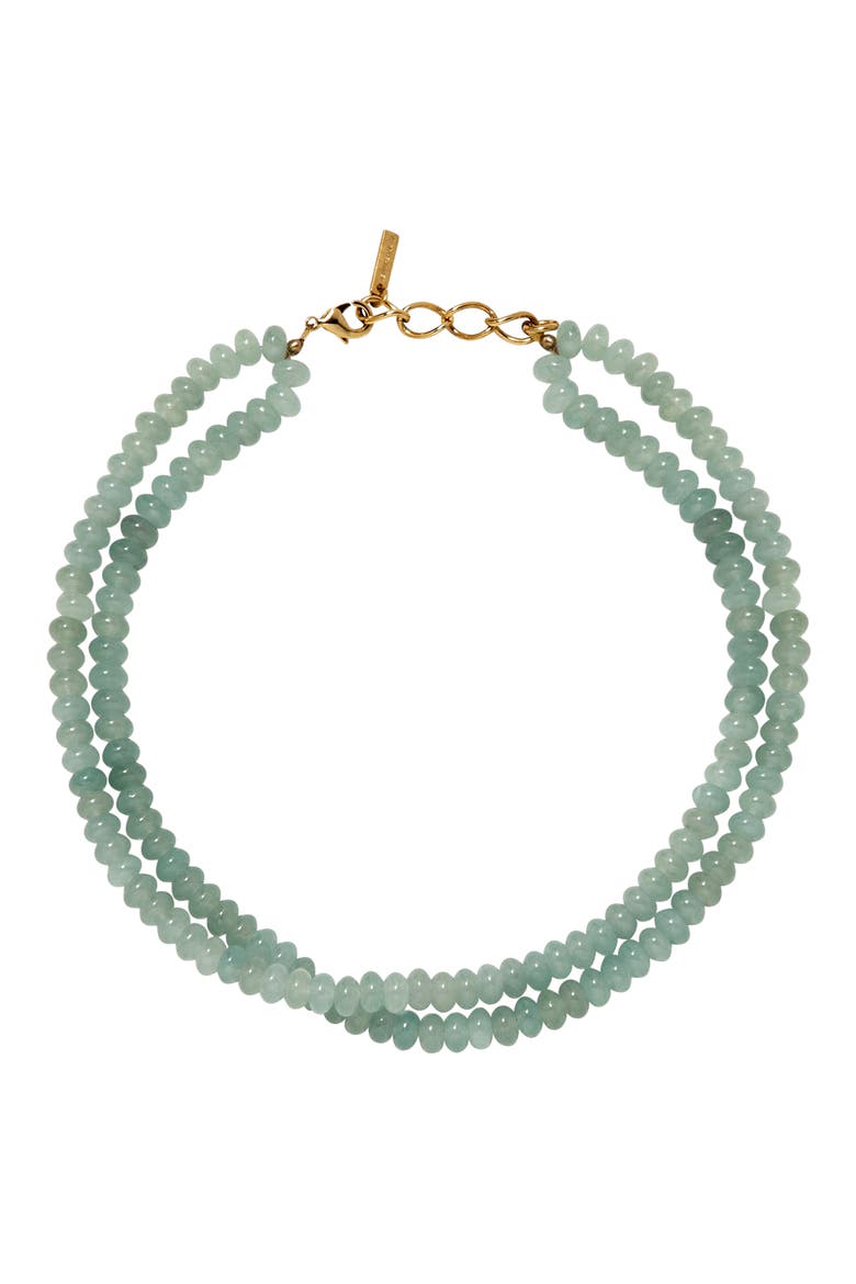 Veronica Multistrand Necklace, Main, color, BLUE QUARTZ