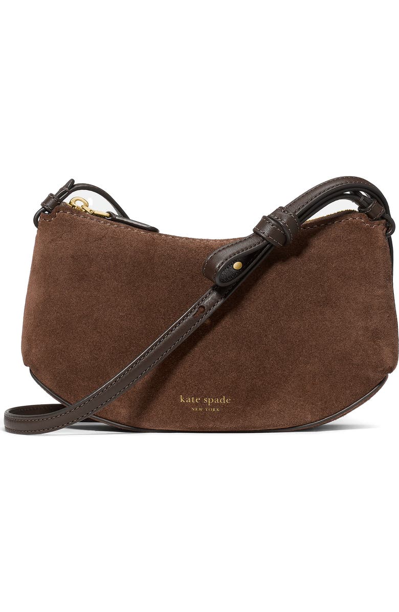 Kate Spade New York loop suede crossbody bag, Main, color,