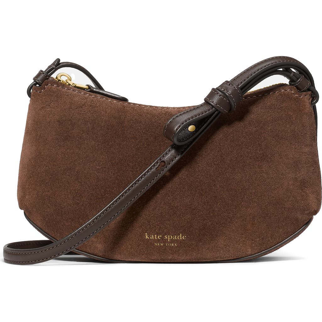 Kate Spade New York Loop Suede Crossbody Bag In Pattern