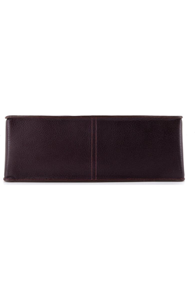 Pre-Owned Hermes White Bus Bag Leather 39, Alternate, color, Raisin
