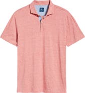 johnnie-O Starnes Heathered Cotton Blend Polo