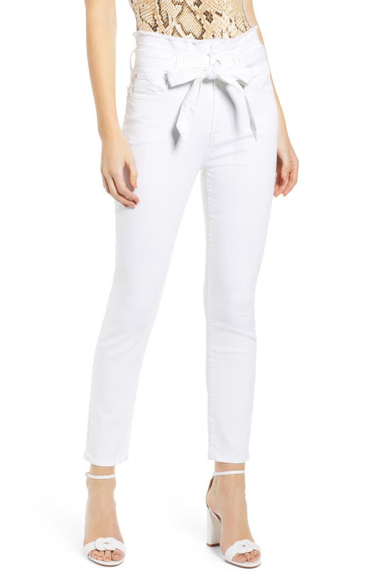 7 For All Mankind <sup>®</sup> Paperbag Waist Jeans, Main, color, 