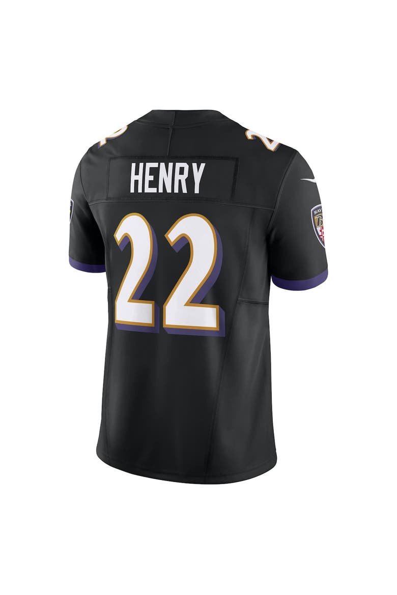 Men's Nike Derrick Henry Black Baltimore Ravens Vapor F.U.S.E. Limited Jersey, Alternate, color, Black