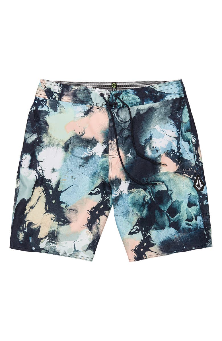 Volcom Skulli Wash Stoney Board Shorts, Main, color, 