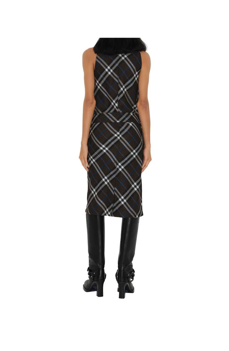 Burberry Check Wool Silk Dress, Alternate, color, 
