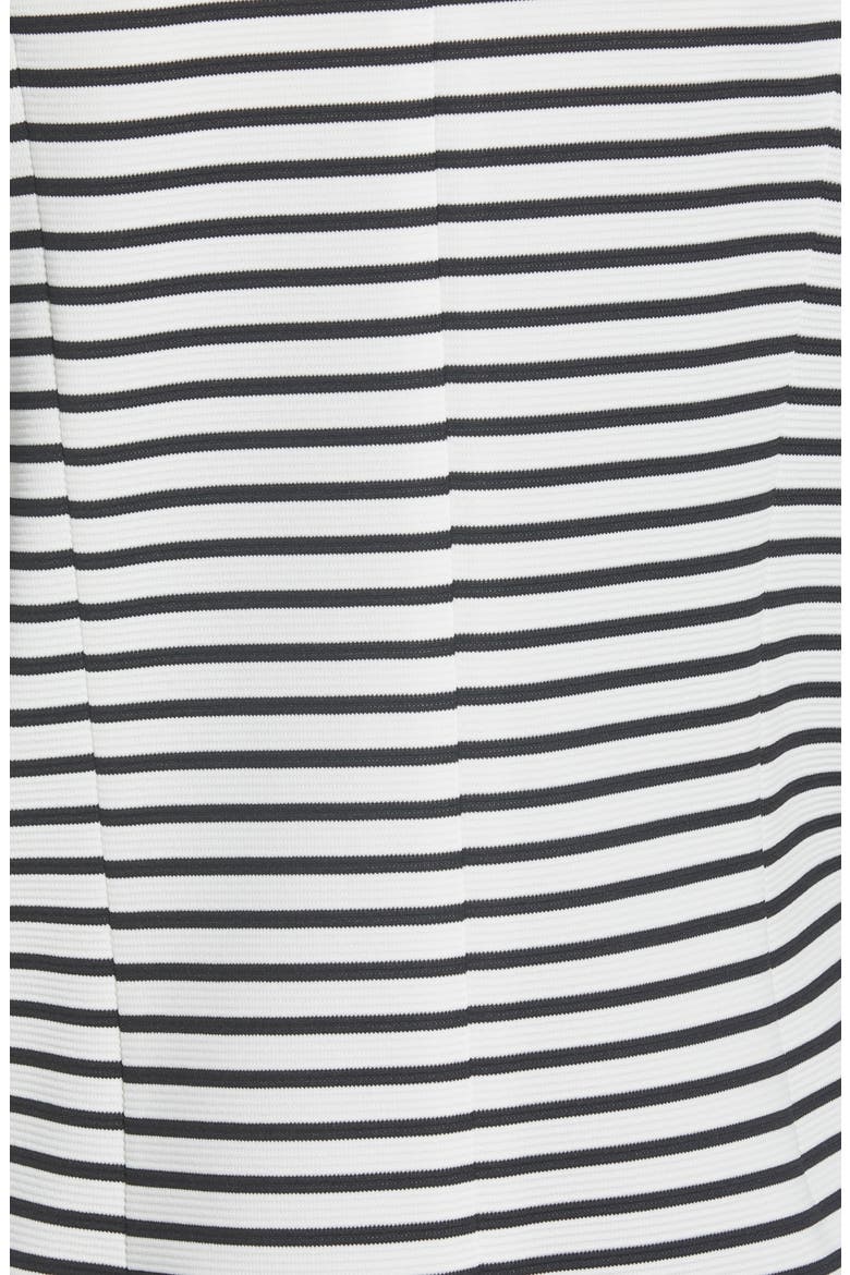 Stripe Stretch Jersey Blazer, Alternate, color, SNOW WHITE/ STRIPES BLACK