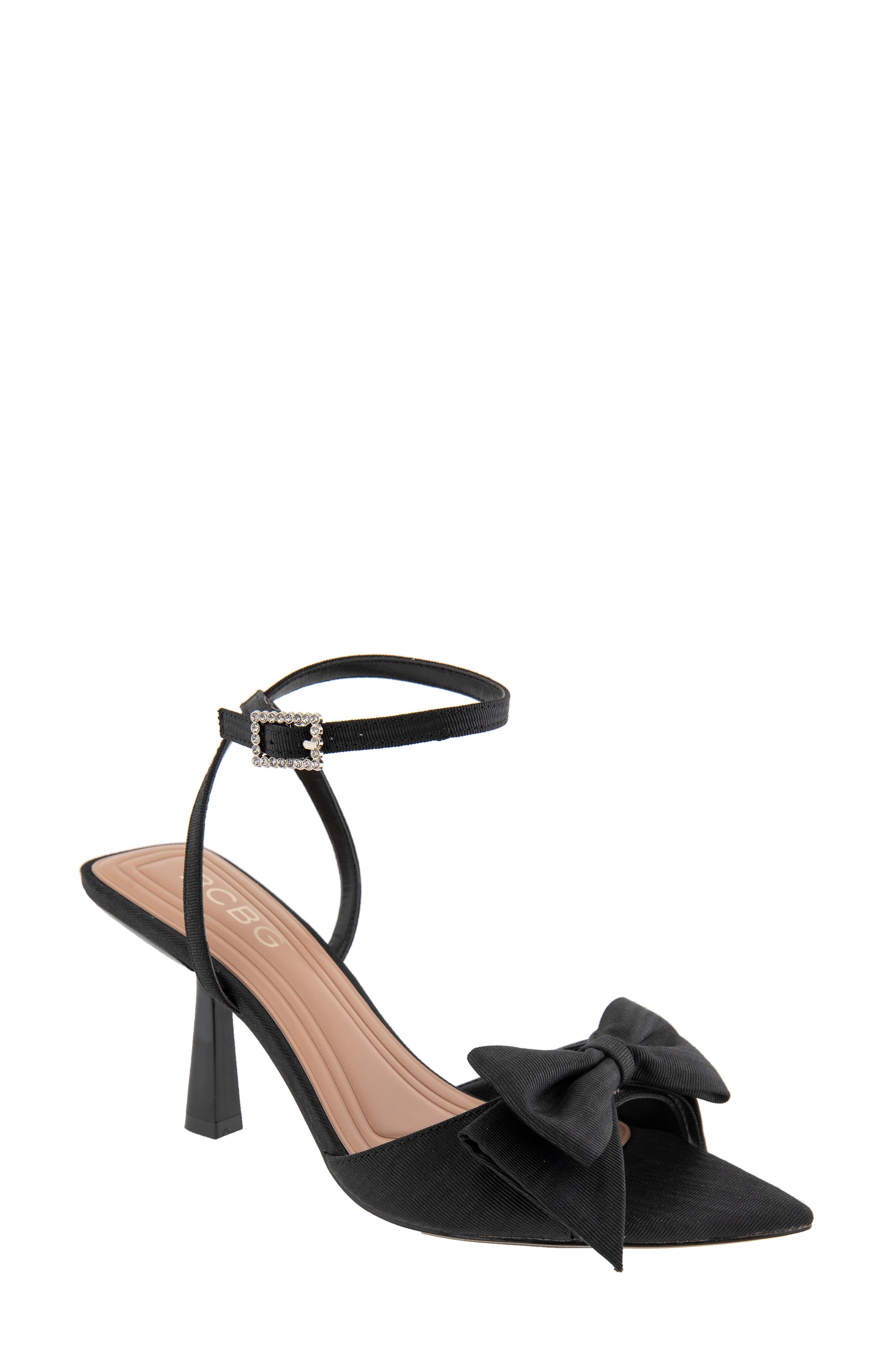 BCBGeneration Ilana Ankle Strap Sandal, Main, color, Black