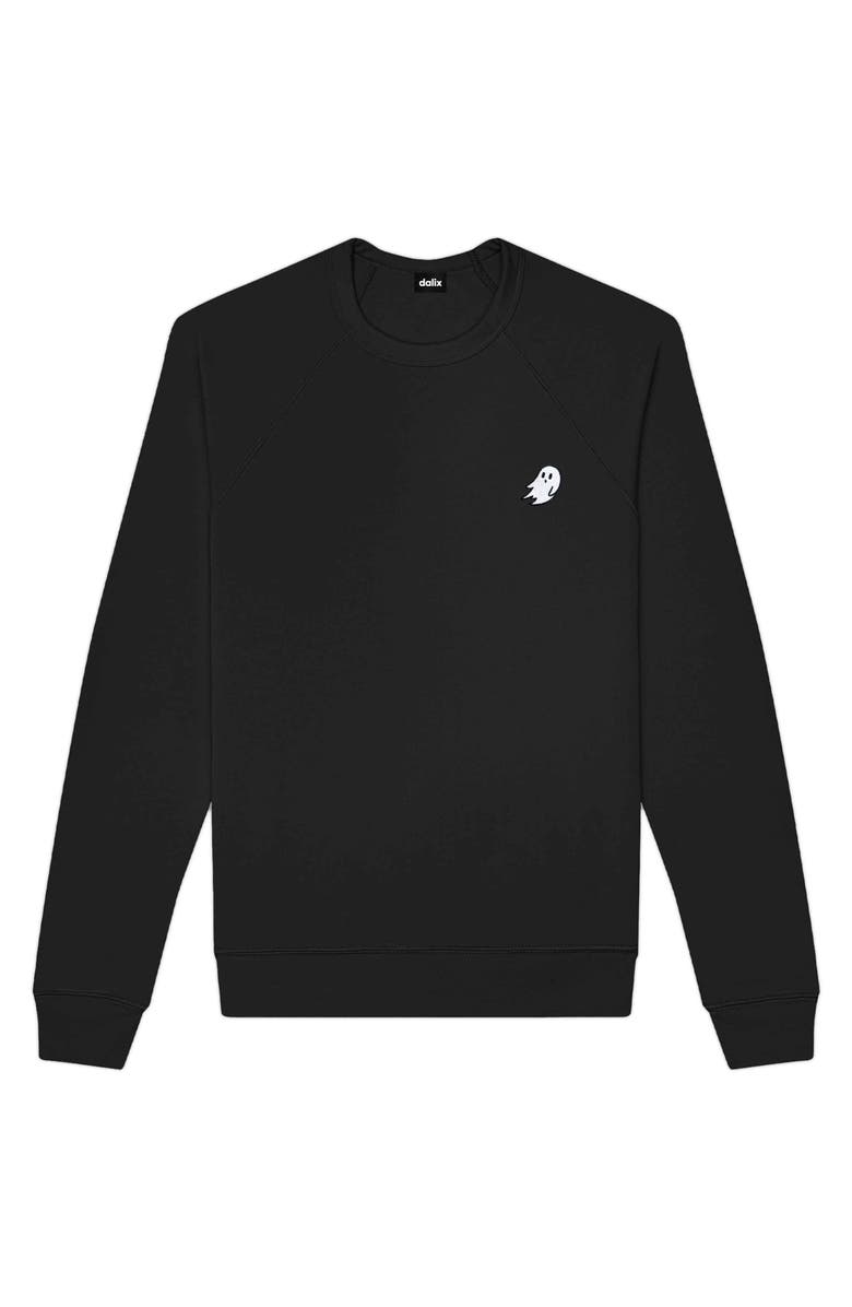 Dalix Ghost Fleece Sweatshirt, Main, color, Black