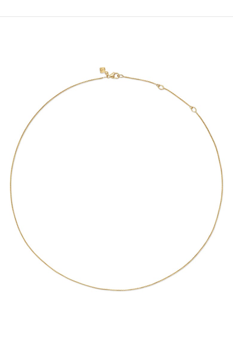David Yurman 18K Yellow Gold Box Chain Necklace, 1.25mm, Alternate, color, Gold