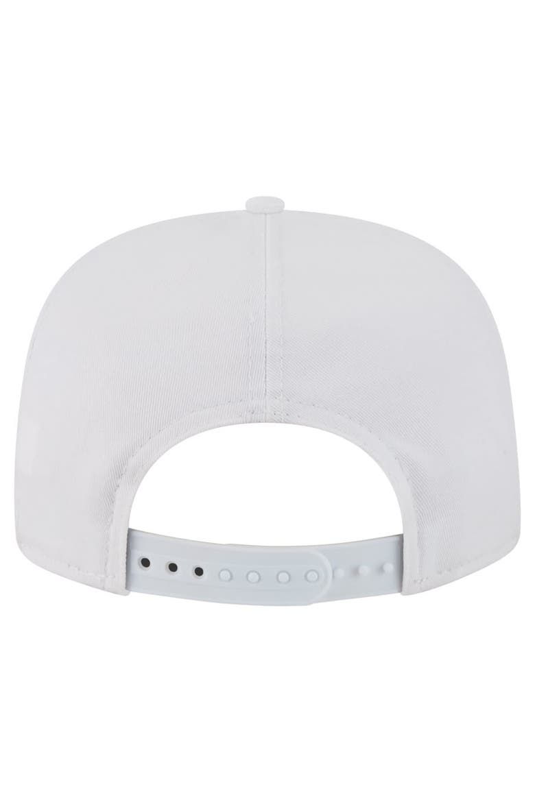 Men's New Era White Houston Texans Collide Golfer Snapback Hat, Alternate, color, White