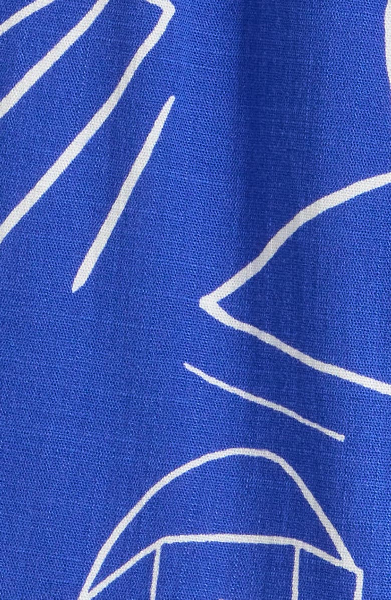 SUGARLIPS Mims Town Taliya Drawstring Shorts, Alternate, color, Blue/White