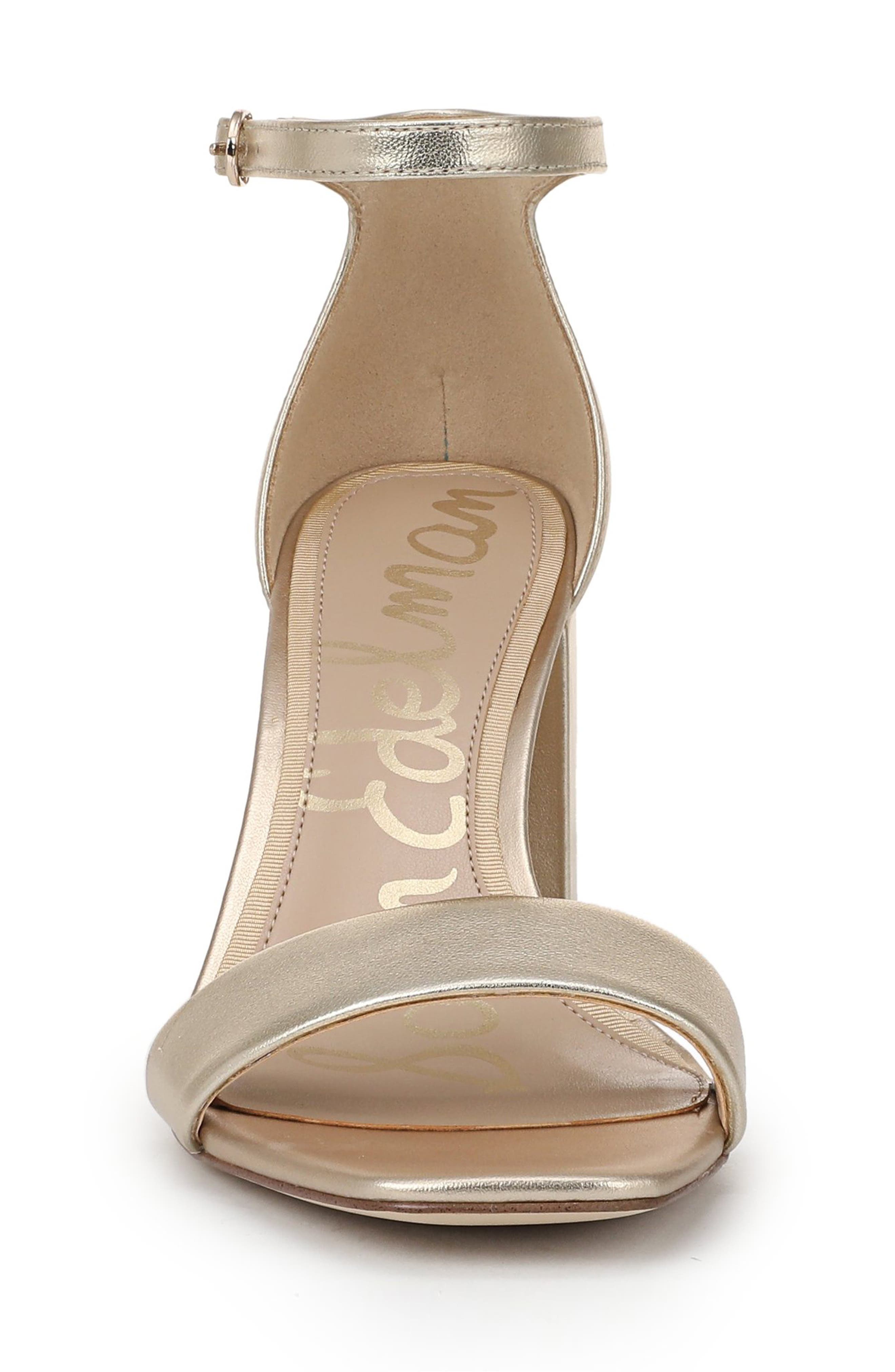 Daniella Ankle Strap Sandal, Alternate, color, MOLTEN GOLD