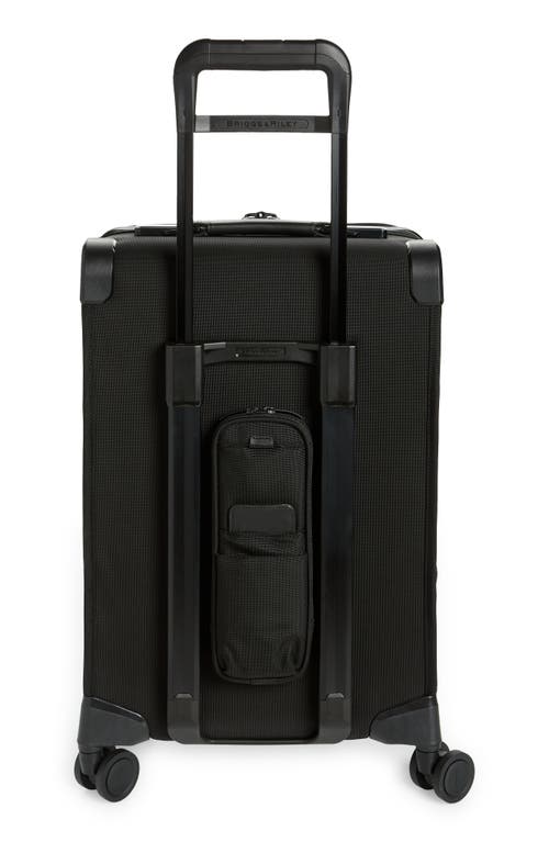 Briggs & Riley Baseline Essential 22-inch Expandable Spinner Carry-on Bag In Black