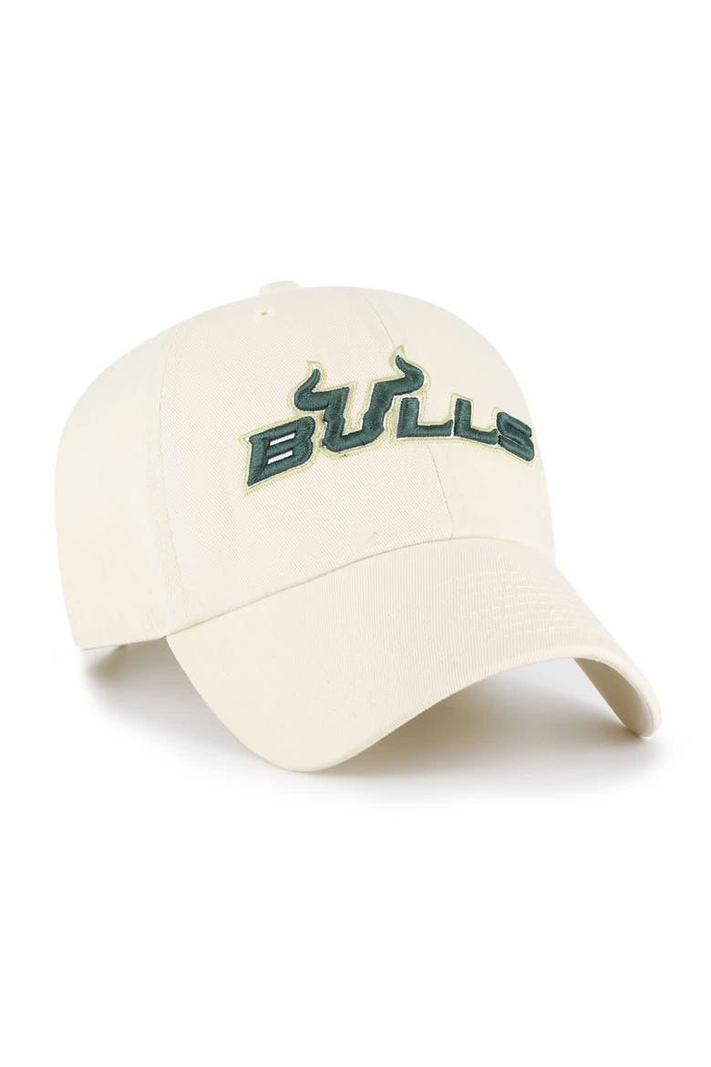 Men's '47 Sand South Florida Bulls Clean Up Adjustable Hat, Alternate, color, Sand