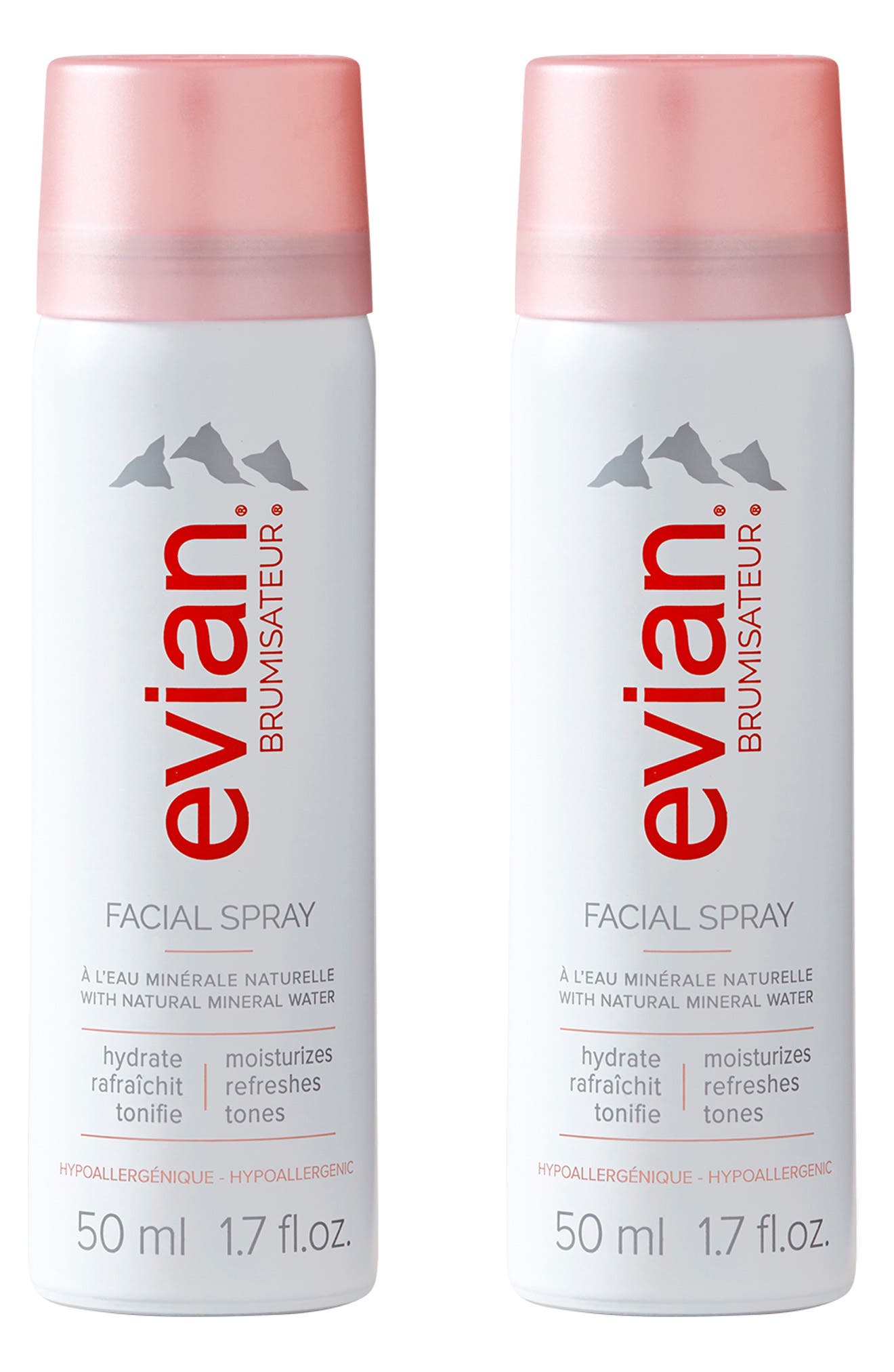 Evian ® Mini Facial Water Spray Duo